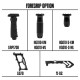 AR-15 Semi Auto .223 5.56 NATO Rifle 16" Barrel 12" MLOK Handguard - RED AR-15 Semi Auto .223 5.56 NATO Rifle 16" Barrel 12" MLOK Handguard - RED