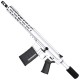 AR LR-308 Custom Semi Auto Pistol 12" Stainless Steel Barrel 12" MLOK Handguard - White AR LR-308 Custom Semi Auto Pistol 12" Stainless Steel Barrel 12" MLOK Handguard - White