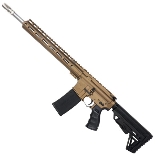 AR-15 Tactical "Alpha Style" .223/5.56 NATO Rifle 16" Stainless 416R Barrel 13" Custom M-LOK -Burnt Bronze AR-15 Tactical "Alpha Style" .223/5.56 NATO Rifle 16" Stainless 416R Barrel 13" Custom M-LOK -Burnt Bronze