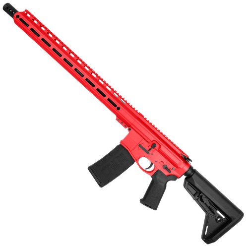 AR-15 Semi Auto 5.56 NATO Rifle 16" Barrel Billet Upper / Lower 17" M-LOK Handguard -Red AR-15 Semi Auto 5.56 NATO Rifle 16" Barrel Billet Upper / Lower 17" M-LOK Handguard -Red