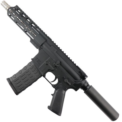 AR-15 Semi Auto 5.56 Tactical Pistol 7.5" Stainless Barrel 7" Custom Keymod Handguard AR-15 Semi Auto 5.56 Tactical Pistol 7.5" Stainless Barrel 7" Custom Keymod Handguard