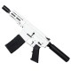 AR15 Micro .223/5.56 Nato Pistol 5" Barrel 4" M-Lok Handguard - Storm Trooper White AR15 Micro .223/5.56 Nato Pistol 5" Barrel 4" M-Lok Handguard - Storm Trooper White