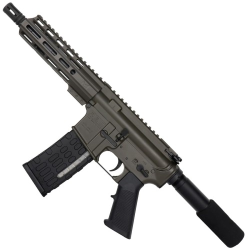 AR-15 Semi Auto .223 5.56 Pistol 7.5" Barrel 7" Custom D-Cut Front MLOK Handguard OD Green AR-15 Semi Auto .223 5.56 Pistol 7.5" Barrel 7" Custom D-Cut Front MLOK Handguard OD Green