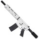 AR-15 Semi Auto 5.56 NATO Mid Range Pistol 10" Barrel Quad Rail Handguard-White AR-15 Semi Auto 5.56 NATO Mid Range Pistol 10" Barrel Quad Rail Handguard-White
