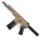 AR15 .223 5.56 NATO Pistol Billet Upper/ Lower 7" Barrel 7" Custom Slanted M-Lok Handguard- FDE AR15 .223 5.56 NATO Pistol Billet Upper/ Lower 7" Barrel 7" Custom Slanted M-Lok Handguard- FDE