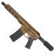 AR15 .223 5.56 Pistol Billet Upper/ Lower 8" Ballistic Advantage Barrel 9" M-Lok Handguard -Bronze AR15 .223 5.56 Pistol Billet Upper/ Lower 8" Ballistic Advantage Barrel 9" M-Lok Handguard -Bronze