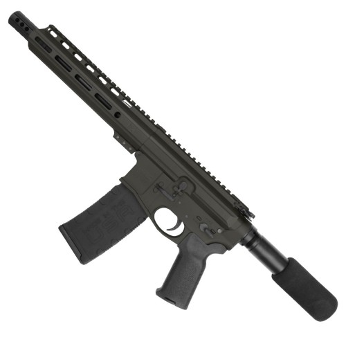 AR15 .223 5.56 Pistol Billet Upper/ Lower 8" Ballistic Advantage Barrel 9" M-Lok Handguard -OD Green AR15 .223 5.56 Pistol Billet Upper/ Lower 8" Ballistic Advantage Barrel 9" M-Lok Handguard -OD Green