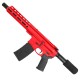AR15 .223 5.56 Pistol Billet Upper/ Lower 8" Ballistic Advantage Barrel 9" M-Lok Handguard -Red AR15 .223 5.56 Pistol Billet Upper/ Lower 8" Ballistic Advantage Barrel 9" M-Lok Handguard -Red