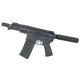AR15 Micro 556 NATO Pistol Billet Upper/ Lower 5" Barrel Custom M-Lok Handguard -BLACK AR15 Micro 556 NATO Pistol Billet Upper/ Lower 5" Barrel Custom M-Lok Handguard -BLACK