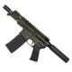 AR15 Micro 556 NATO Pistol Billet Upper/ Lower 5" Barrel Custom M-Lok Handguard-OD GREEN AR15 Micro 556 NATO Pistol Billet Upper/ Lower 5" Barrel Custom M-Lok Handguard-OD GREEN