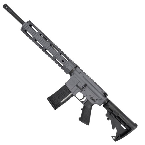 AR-15 Semi Auto .300 AAC Blackout Rifle 16" Barrel M4 Stock 12" Quad Rail Handguard - Sniper Grey AR-15 Semi Auto .300 AAC Blackout Rifle 16" Barrel M4 Stock 12" Quad Rail Handguard - Sniper Grey