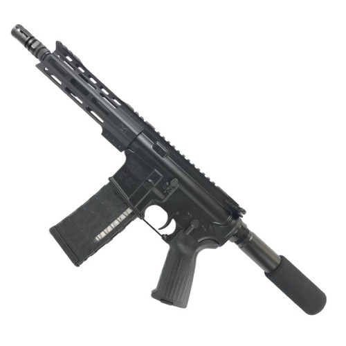 AR-15 Semi Auto .300 Blackout Pistol 7.5" Barrel 7" American Built Custom MLOK Handguard AR-15 Semi Auto .300 Blackout Pistol 7.5" Barrel 7" American Built Custom MLOK Handguard