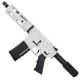 AR-15 Semi Auto .300 Blackout Tactical Pistol 7.5" Barrel 7" Quad Rail-White AR-15 Semi Auto .300 Blackout Tactical Pistol 7.5" Barrel 7" Quad Rail-White