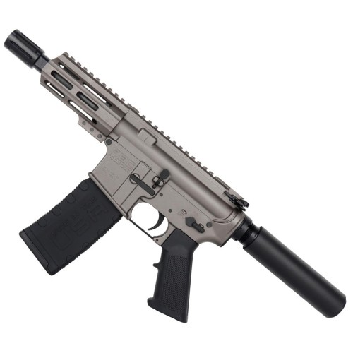 AR15 Micro .300 Blackout Pistol 5" Barrel 4" M-Lok Handguard- Tungsten AR15 Micro .300 Blackout Pistol 5" Barrel 4" M-Lok Handguard- Tungsten