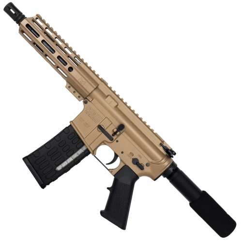 AR-15 Semi Auto .300 AAC Blackout Pistol 7.5" Barrel 7" Custom MLOK Handguard Flat Dark Earth AR-15 Semi Auto .300 AAC Blackout Pistol 7.5" Barrel 7" Custom MLOK Handguard Flat Dark Earth