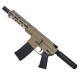 AR15 .300 BlackOut Pistol Billet Upper/ Lower 7.5" Barrel Custom M-Lok w/ Integrated Handstop - FDE AR15 .300 BlackOut Pistol Billet Upper/ Lower 7.5" Barrel Custom M-Lok w/ Integrated Handstop - FDE
