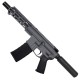 AR15 .300 BlackOut Pistol Billet Upper/ Lower 7.5" Barrel Custom M-Lok w/ Integrated Handstop - SNIPER GREY AR15 .300 BlackOut Pistol Billet Upper/ Lower 7.5" Barrel Custom M-Lok w/ Integrated Handstop - SNIPER GREY