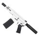 AR15 Micro .300 BLK Pistol Billet Upper/ Lower 5" Barrel Custom M-Lok Handguard-White AR15 Micro .300 BLK Pistol Billet Upper/ Lower 5" Barrel Custom M-Lok Handguard-White
