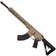 AR-15 7.62x39 Rifle 16" Barrel Slick Side Billet Upper / Lower 13" Custom M-LOK Handguard - FDE AR-15 7.62x39 Rifle 16" Barrel Slick Side Billet Upper / Lower 13" Custom M-LOK Handguard - FDE