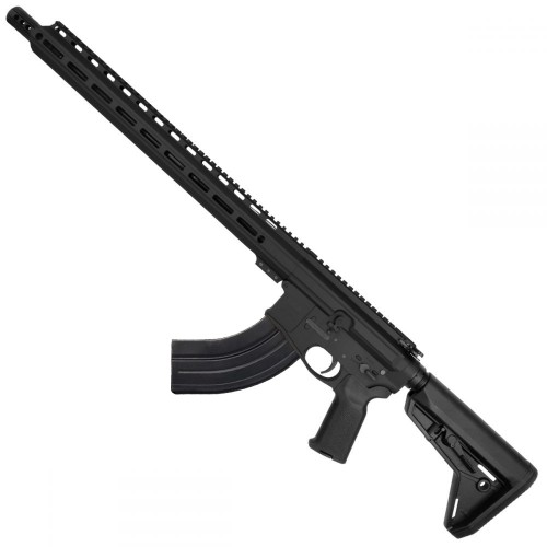 AR-15 7.62x39 Rifle 16" Barrel Billet Upper / Lower 17" M-LOK Handguard - Black AR-15 7.62x39 Rifle 16" Barrel Billet Upper / Lower 17" M-LOK Handguard - Black