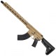 AR-15 7.62x39 Rifle 16" Barrel Billet Upper / Lower 17" M-LOK Handguard - FDE AR-15 7.62x39 Rifle 16" Barrel Billet Upper / Lower 17" M-LOK Handguard - FDE