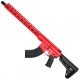 AR-15 7.62x39 Rifle 16" Barrel Billet Upper / Lower 17" M-LOK Handguard-Red AR-15 7.62x39 Rifle 16" Barrel Billet Upper / Lower 17" M-LOK Handguard-Red
