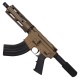 AR 7.62x39 Semi Auto Tactical Pistol 7" Nitride Barrel 7" Free Float Quad Rail Burnt Bronze AR 7.62x39 Semi Auto Tactical Pistol 7" Nitride Barrel 7" Free Float Quad Rail Burnt Bronze
