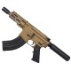AR15 Micro 7.62x39 Pistol 5" Barrel 4" M-Lok Handguard - Bronze AR15 Micro 7.62x39 Pistol 5" Barrel 4" M-Lok Handguard - Bronze