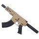 AR15 Micro 7.62x39 Pistol 5" Barrel 4" M-Lok Handguard - FDE AR15 Micro 7.62x39 Pistol 5" Barrel 4" M-Lok Handguard - FDE