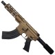 AR 7.62X39 Semi Auto Pistol 7.5" Barrel 7" Custom D-Cut Front MLOK Handguard Burnt Bronze AR 7.62X39 Semi Auto Pistol 7.5" Barrel 7" Custom D-Cut Front MLOK Handguard Burnt Bronze