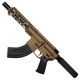 AR15 7.62X39 Pistol Billet Upper/ Lower 7.5" Barrel Custom M-Lok w/ Integrated Handstop -BRONZE AR15 7.62X39 Pistol Billet Upper/ Lower 7.5" Barrel Custom M-Lok w/ Integrated Handstop -BRONZE