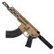 AR15 7.62x39 NATO Pistol Billet Upper/ Lower 7" Barrel 7" Custom Slanted M-Lok Handguard- BURNT BRONZE AR15 7.62x39 NATO Pistol Billet Upper/ Lower 7" Barrel 7" Custom Slanted M-Lok Handguard- BURNT BRONZE