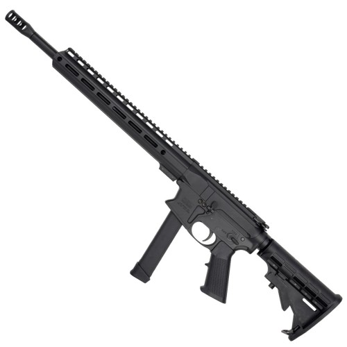 AR 9mm Rifle 16" Barrel Slick Side Billet Upper / Lower 13" Custom M-LOK Handguard - Cerakote Black AR 9mm Rifle 16" Barrel Slick Side Billet Upper / Lower 13" Custom M-LOK Handguard - Cerakote Black