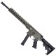 AR 9mm Rifle 16" Barrel Slick Side Billet Upper / Lower 13" Custom M-LOK Handguard - OD Green AR 9mm Rifle 16" Barrel Slick Side Billet Upper / Lower 13" Custom M-LOK Handguard - OD Green