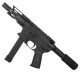 AR 9mm "Slick Side" Glock Style Combat Pistol 4" Barrel 4" MLOK Handguard- Graphite Black AR 9mm "Slick Side" Glock Style Combat Pistol 4" Barrel 4" MLOK Handguard- Graphite Black