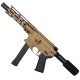 AR9 "Slick Side" Glock Style Combat Pistol 7" Barrel 7" MLOK Handguard- Cerakote Burnt Bronze AR9 "Slick Side" Glock Style Combat Pistol 7" Barrel 7" MLOK Handguard- Cerakote Burnt Bronze