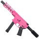 AR9 "Slick Side" Glock Style Combat Pistol 7" Barrel 7" MLOK Handguard- Cerakote Sig Pink AR9 "Slick Side" Glock Style Combat Pistol 7" Barrel 7" MLOK Handguard- Cerakote Sig Pink