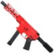 AR9 "Slick Side" Glock Style Combat Pistol 7" Barrel 7" MLOK Handguard- Cerakote Red AR9 "Slick Side" Glock Style Combat Pistol 7" Barrel 7" MLOK Handguard- Cerakote Red