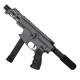 American Built Custom AR 9mm Glock Style Pistol 4" Barrel MLOK Handguard - Sniper Grey American Built Custom AR 9mm Glock Style Pistol 4" Barrel MLOK Handguard - Sniper Grey