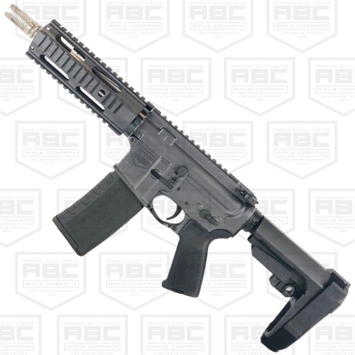 AR-15 Semi Auto .223/5.56 Tactical Pistol 7.5" Barrel 7" Quad Rail-Red AR-15 Semi Auto .223/5.56 Tactical Pistol 7.5" Barrel 7" Quad Rail-Red
