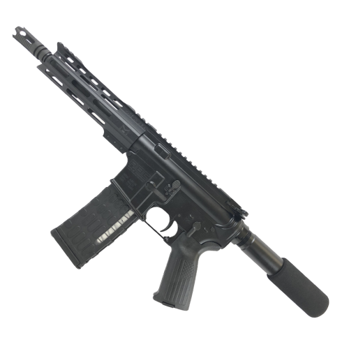AR-15 Semi Auto 5.56 NATO Mid Range Pistol 10" Barrel Quad Rail Handguard-Black AR-15 Semi Auto 5.56 NATO Mid Range Pistol 10" Barrel Quad Rail Handguard-Black