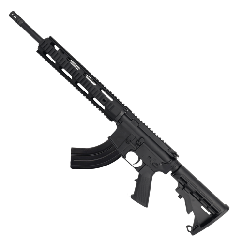 AR-15 7.62x39 Rifle 16" Barrel M4 Stock 12" Custom Hybrid Slim MLOK-Bronze AR-15 7.62x39 Rifle 16" Barrel M4 Stock 12" Custom Hybrid Slim MLOK-Bronze
