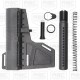 AR 9mm Rifle 16" Barrel Slick Side Billet Upper / Lower 13" Custom M-LOK Handguard - FDE AR 9mm Rifle 16" Barrel Slick Side Billet Upper / Lower 13" Custom M-LOK Handguard - FDE