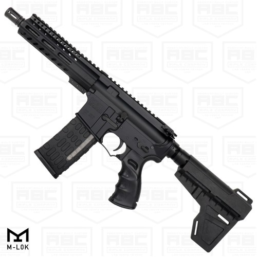 AR15 Micro 7.62x39 Pistol Billet Upper/ Lower 5" Barrel Custom M-Lok Handguard -BRONZE AR15 Micro 7.62x39 Pistol Billet Upper/ Lower 5" Barrel Custom M-Lok Handguard -BRONZE