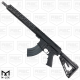 AR15 Micro .300 Blackout Pistol 5" Barrel 4" M-Lok Handguard- Red AR15 Micro .300 Blackout Pistol 5" Barrel 4" M-Lok Handguard- Red