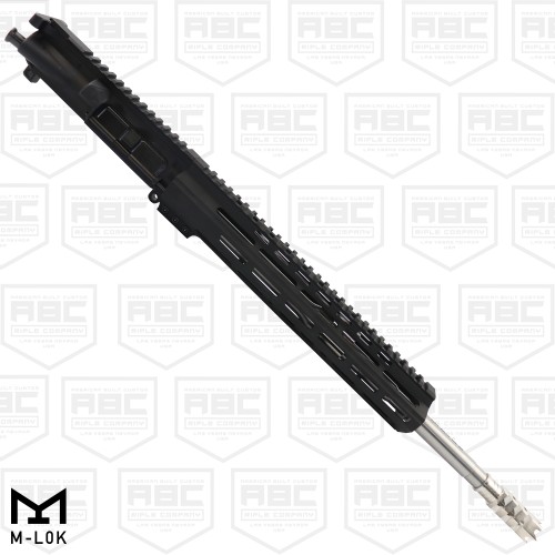 AR-15 Semi Auto .300 AAC Blackout Rifle 16" Barrel Slick Side Billet Upper / Lower 13" Custom M-LOK Handguard - Black AR-15 Semi Auto .300 AAC Blackout Rifle 16" Barrel Slick Side Billet Upper / Lower 13" Custom M-LOK Handguard - Black